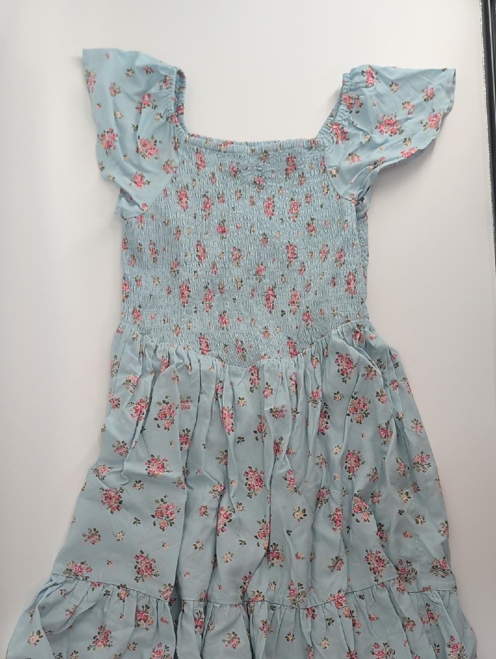 The Children's Place Blue Floral Smocked Sundress